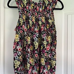 Floral sleeveless top